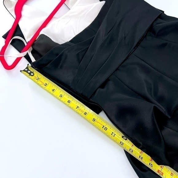 David's Bridal Black Halter Neck Formal  Prom Bridesmaid Dress size 6 - Picture 12 of 14